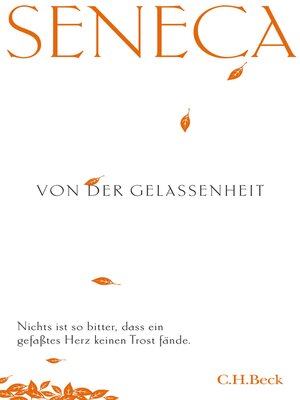 cover image of Von der Gelassenheit